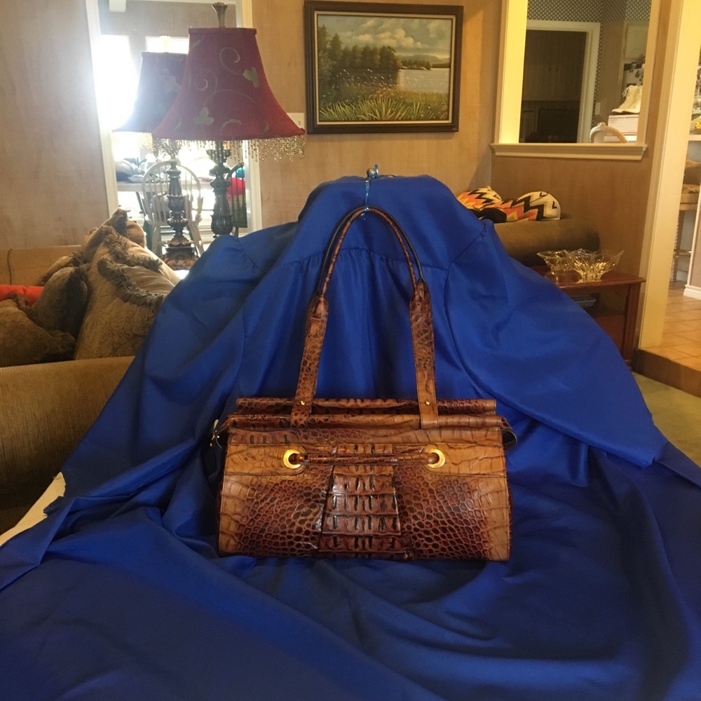 ‼️‼️SOLD‼️‼️Brahmin 25th Anniv. Satchel, Gayle🦊 - Picture 2 of 8